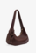 Bolso hobo mediano textura marron